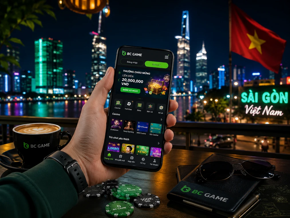 Ứng dụng BC Game Vietnam trên điện thoại khi đang di chuyển